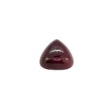 A cabochon cut unmounted ruby, approx. 28ct.