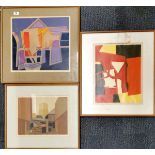 Three Kathleen King (British) small limited edition pencil signed lithographs, 1/6, 1/16, 2/8,