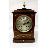 An early 19th Century brass inlaid mahogany striking bracket clock, H. 50cm. Understood to be in