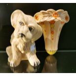 A Sylvac model of a sad puppy, H. 19cm.
