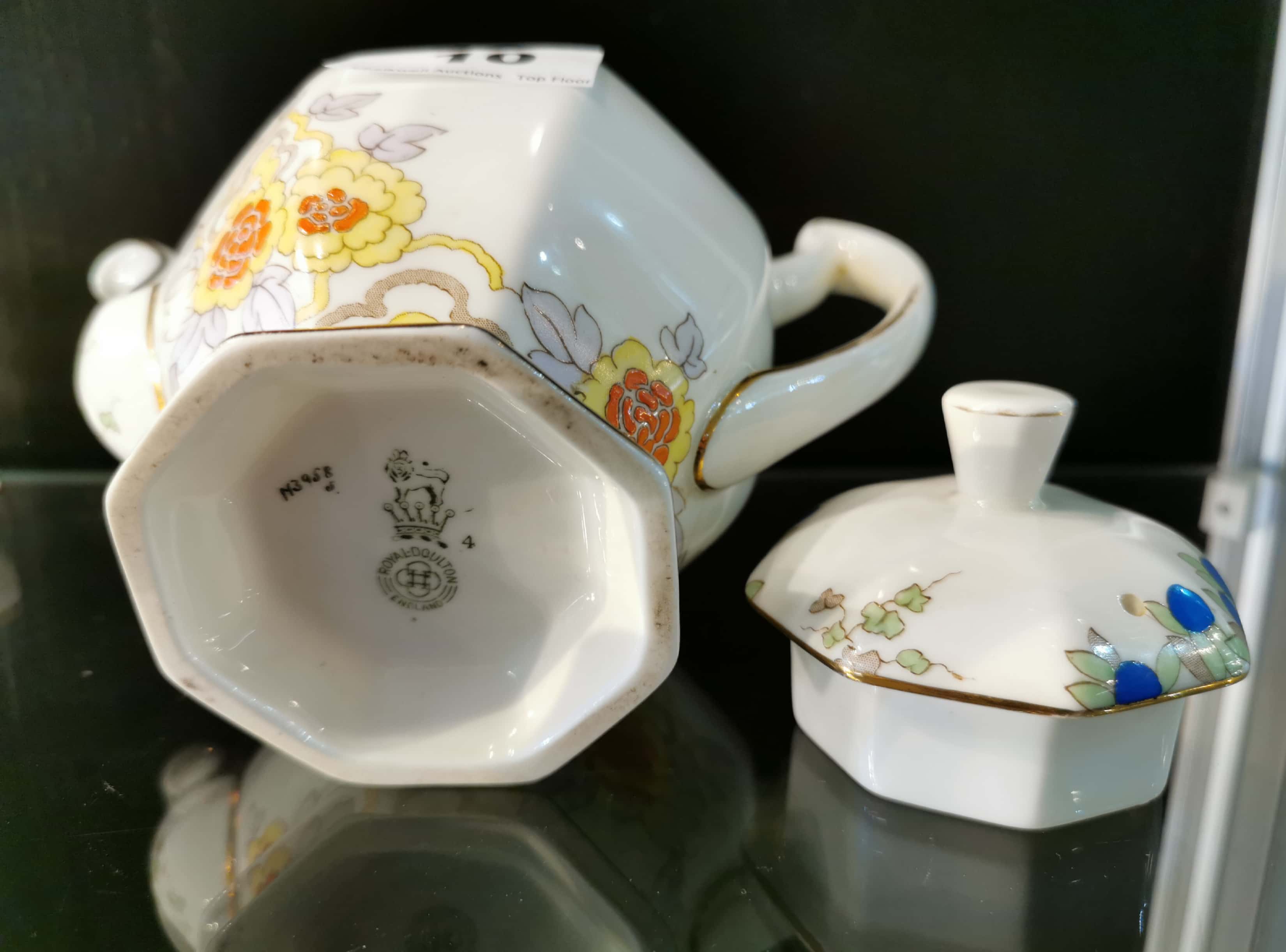 An early 20th C. Royal Doulton tea for one set. - Image 4 of 5