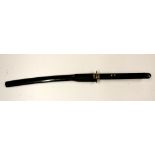 A Japanese Katana short Samurai sword, L. 87cm.