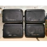 A set of four Sound Lab Curfew Club Hi-Fi speakers, 27 x 20 x 13cm.