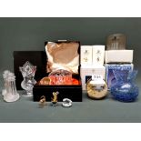 A quantity of Caithness, Edinburgh crystal and other items.