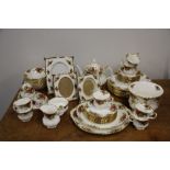 An extensive collection of Royal Albert ' Old country roses' tea and dinner china with additional