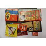 A group of vintage games including Buccaneer.