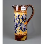 A Mark V Marshall and Emily Partington Royal Doulton stoneware pitcher stamped Art Union of