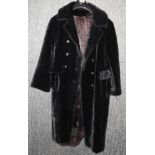 A lady's vintage faux fur coat by Lou Nierenberg.