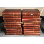 21 volumes of Chambers encyclopaedia 1955 together with, index, maps and world surveys 1957 and