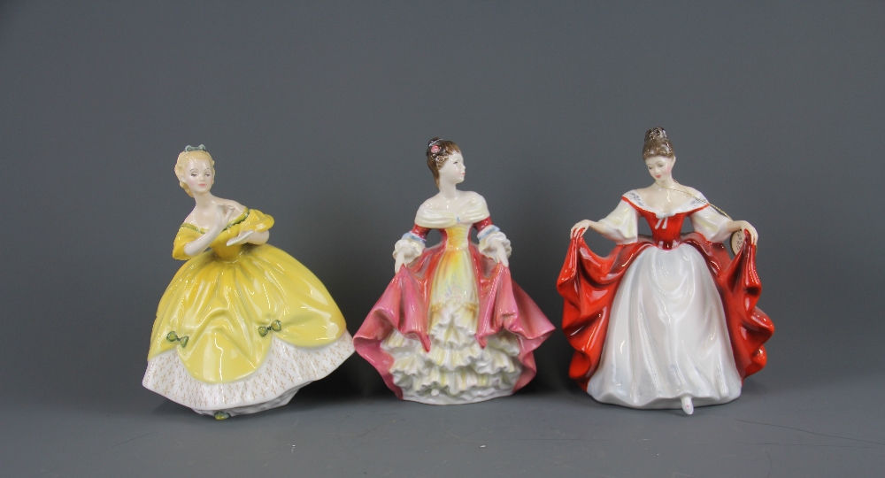 Six Royal Doulton porcelain lady figures: "The Last Waltz" (HN2315), "Southern Belle" (HN2229), " - Bild 2 aus 5