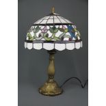 A Tiffany style table lamp, H. 46cm.