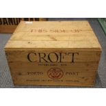 A case of 12 Croft 1970 vintage port.