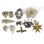 A group of Filigree silver and other jewellery items.