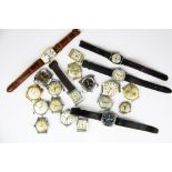 A bag of mixed vintage watches.