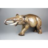 A large Royal Doulton porcelain elephant figure HN2640 dated 23rd April 82, 58 x 31 x 23cm, possible