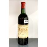 A 1964 bottle of Chateau Bateilley Grand Cru Classe.