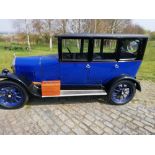 A rare 1926 Humber 9-20 saloon car in fully restored condition with leather upholstery and