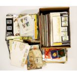 A large quantity of First day cover stamps, etc.