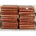 21 volumes of Chambers encyclopedia 1955 together with, index, maps and world surveys 1957 and