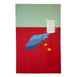 Freya Stockford, "Fish and Lemons", unframed acrylic and gesso on canvas, 2020, 150 x 100 x 4cm.