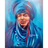 Olowookere David Ayobami, "The Tuaregs I", unframed oils on canvas, 2020, 16in x 20in each. The