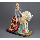 A rare large Royal Doulton figure of Saint George HN602067, H. 40cm.