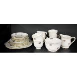 A Victoria bone china tea set.