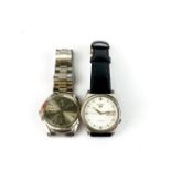 Two vintage Seiko wristwatches.