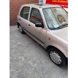 A 1993 Nissan Micra LX automatic motorcar, mileage - 67,549. MOT expires 28th October 2021.