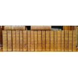 21 Volumes, 3rd edition, published c. 1810 of the Works of the English Poets with text in double