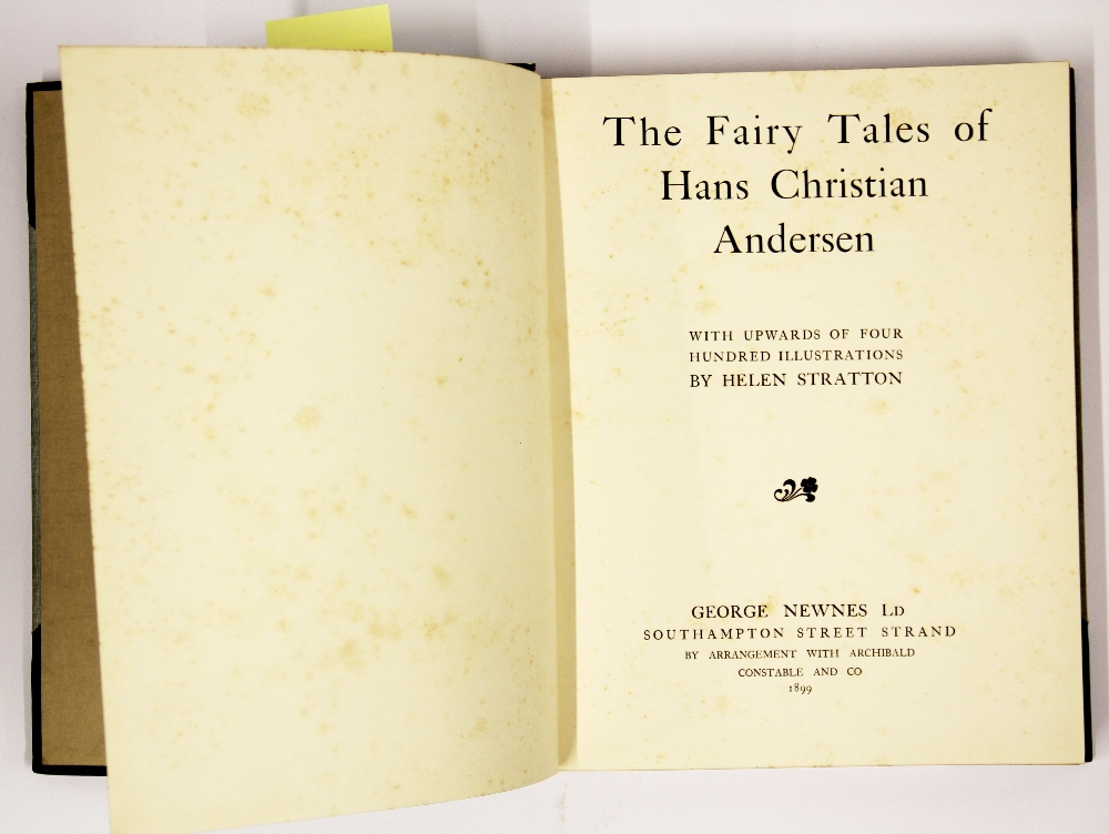 A half leather bound edition of 'The fairy tales of Hans Christian Andersen c.1890 with approx. - Image 2 of 2