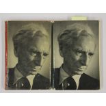 Two volumes, first edition, of the autobiography of Bertrand Russell, published 1968.