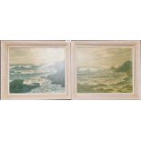 Two 1950's framed prints after Dinesen, framed size 52 x 45cm.