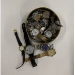 A quantity of mixed watches.