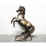 A bronze figure of a horse, H. 38cm.