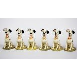 Six boxed Royal Doulton figures of 101 Dalmatians characters.