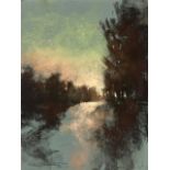 Kim Eshelman, "A New Beginning", unframed pastel on archival card, 12.5 x 9.5in, c. 2021. A New