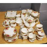 An extensive quantity of Royal Albert 'Old Country Roses' tea and other china some seconds including