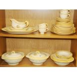 An extensive New Hall 1930's part dinner and tea set.