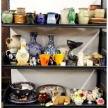 A large quantity of Crown Devon pottery and porcelain items.
