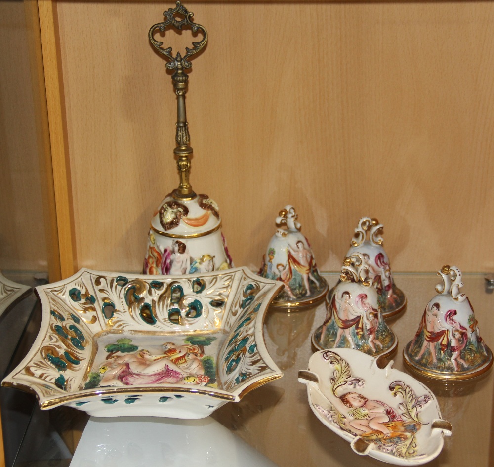 A 1950's Capodimonte tea set and other items (some A/F). - Bild 3 aus 3