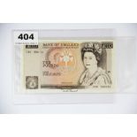 Bank note interest: A rare British £10 bank note mis-print with significantly offset cashiers