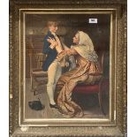 A 19th Century gilt framed coloured lithograph after George Joy (Irish 1844 - 1925) of young Lord