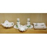 A group of Hammersley bone china dressing table items.