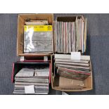 A large quantity of LP records.