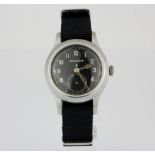 A rare Jaeger-LeCoultre WWW "Dirty Dozen" British Army wristwatch, C. 1944. Understood to be in