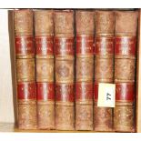 Six volumes of Old and New London, half leather bound, by Walter Thornberry. Published Cassell,