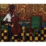 Chinze Ojobo, "Where is Love", acrylic on carved wood, 135 x 120cm, 2020. One Sunday afternoon, I