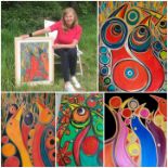 Amanda Hughes is a free-spirited emerging UK artist who enjoys creating bold and vibrant artworks in