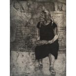 Joanna Cohn, "Barcelona", hard ground and aquatint limite edition etchings, limited edition of 25,